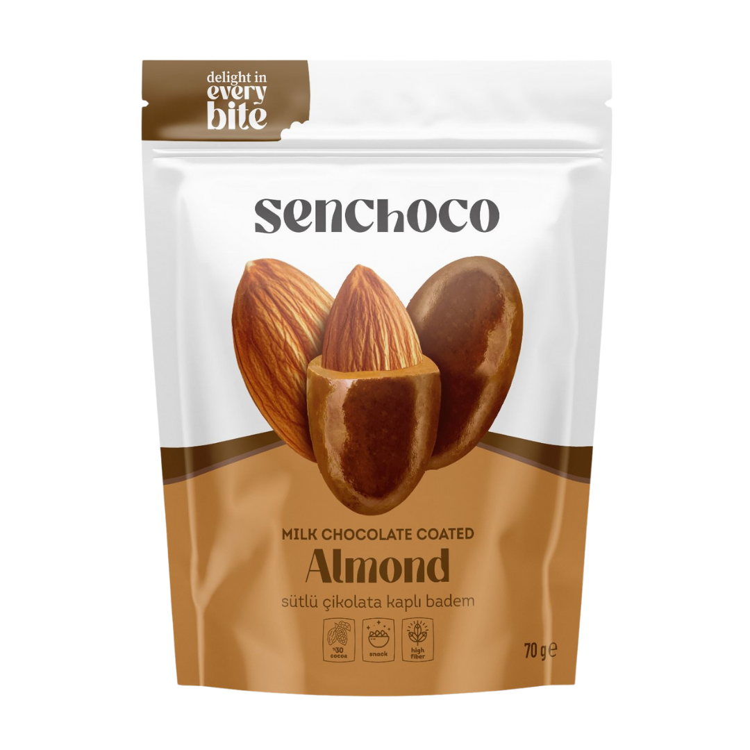 Sütlü Çikolata Kaplı Badem